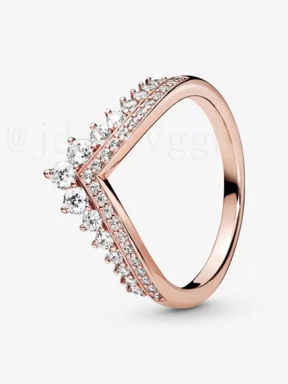 Pandora Princess Wishbone Ring